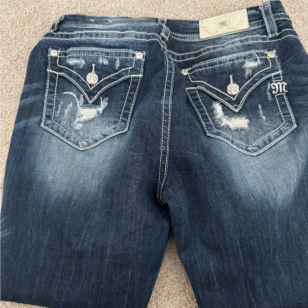 Miss Me Dark Jeans Curvy Ankle Skinny - 32